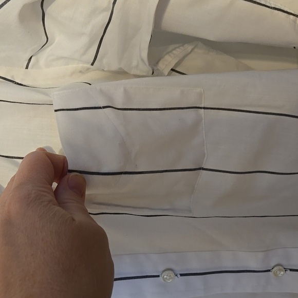 Garlyn's, Dress Shirt, Quality Clothiers, Enro, Neck 16.5" USA Made, Sz 33 - Picture 5 of 11